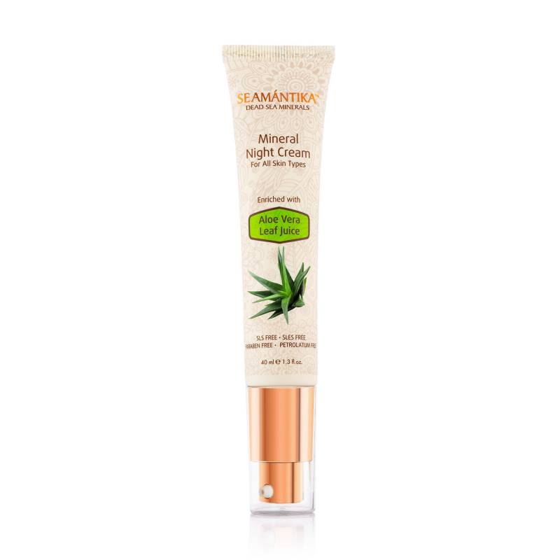 Seamantika Aloe Vera Leaf Juice Mineral Night Cream 40ml Damen von Seamantika