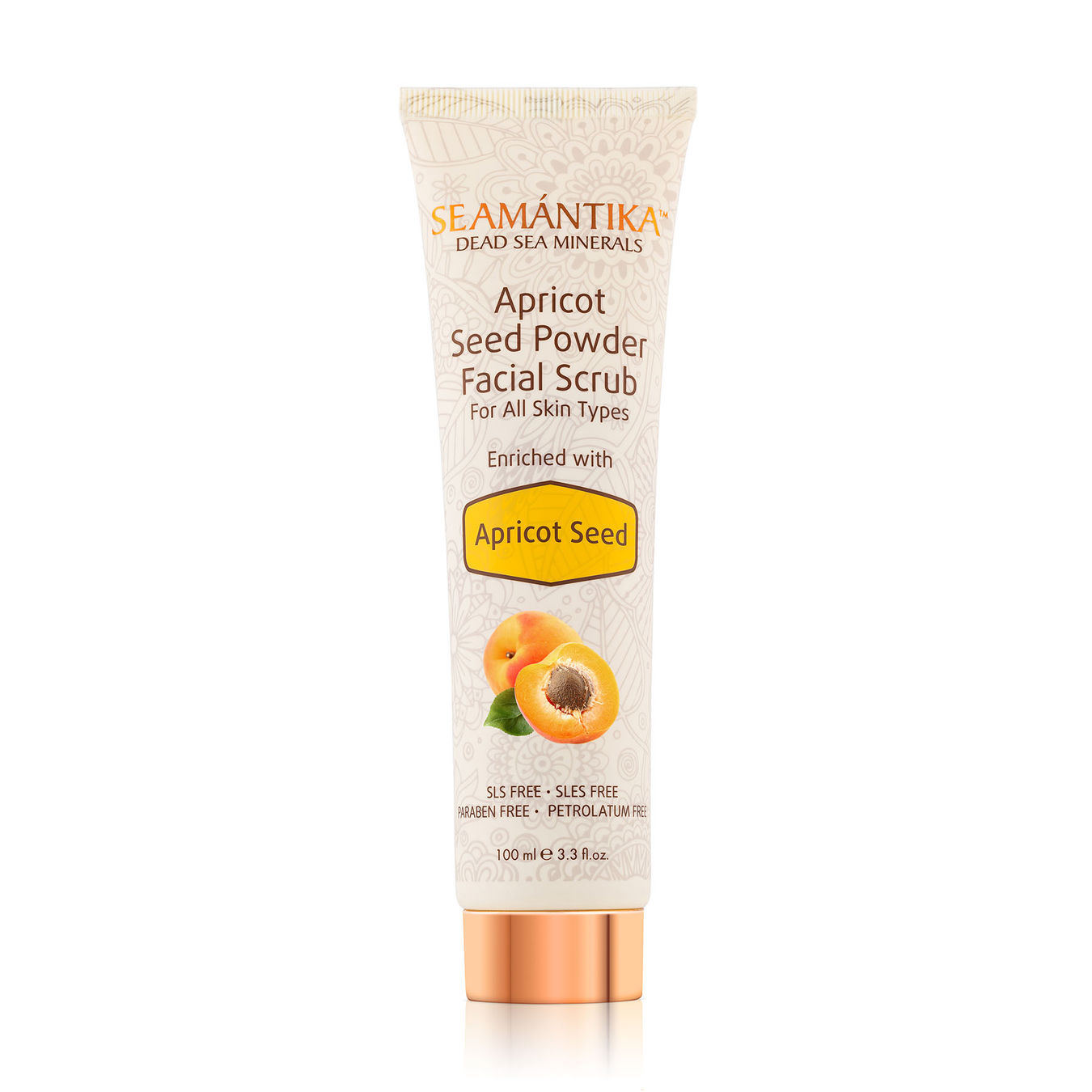 Seamantika Apricot Seed Powder Facial Scrub 100ml Damen von Seamantika