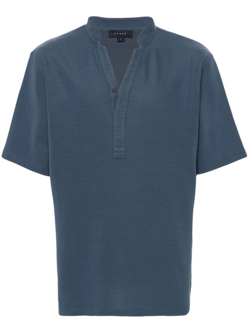 Sease Fishtail Short 2.0 polo shirt - Blue von Sease