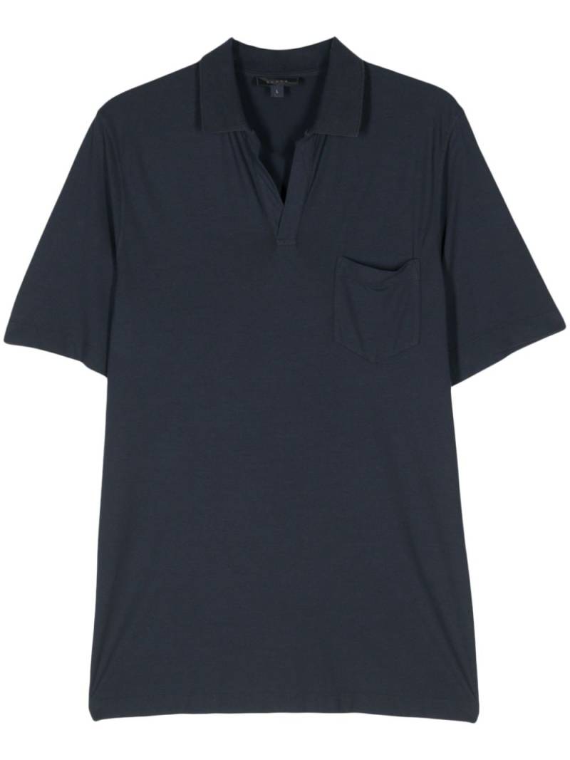 Sease cotton polo shirt - Blue von Sease