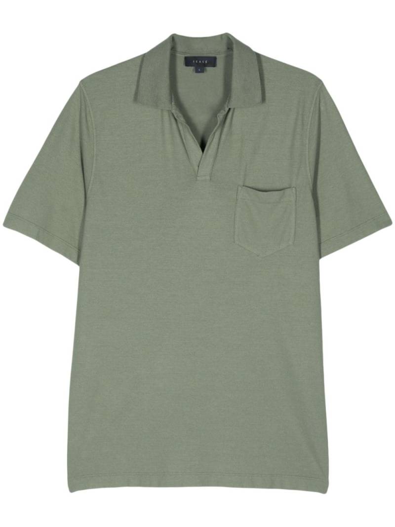 Sease cotton polo shirt - Green von Sease