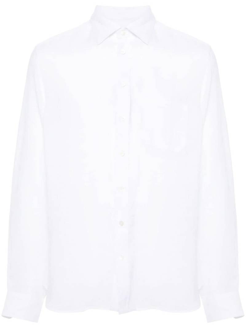 Sease patch-pocket linen shirt - White von Sease