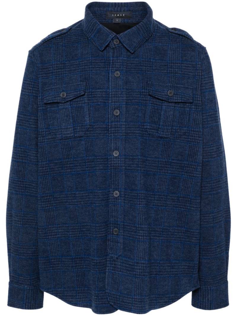 Sease virgin wool overshirt - Blue von Sease