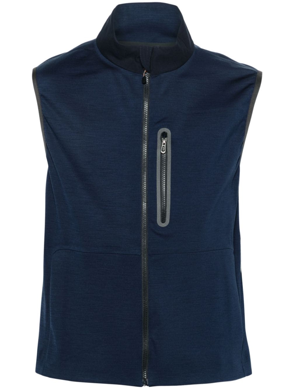 Sease zip-up wool gilet - Blue von Sease