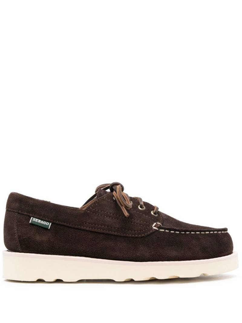 Sebago lace-up suede boat shoes - Brown von Sebago