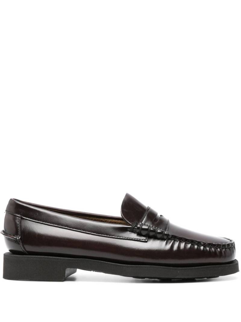 Sebago penny-slot leather loafers - Red von Sebago