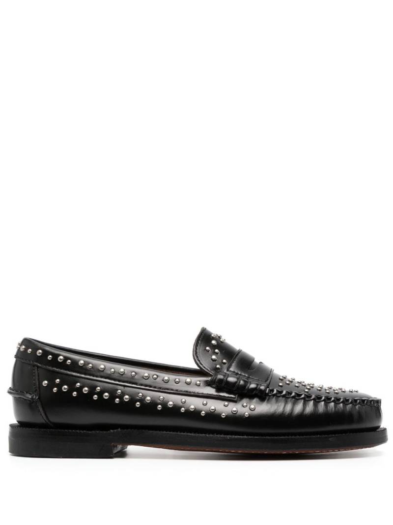 Sebago stud-embellished leather loafers - Black von Sebago