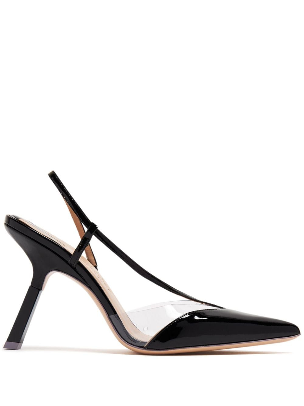 Sebastian Milano Gigi 95mm leather pumps - Black von Sebastian Milano