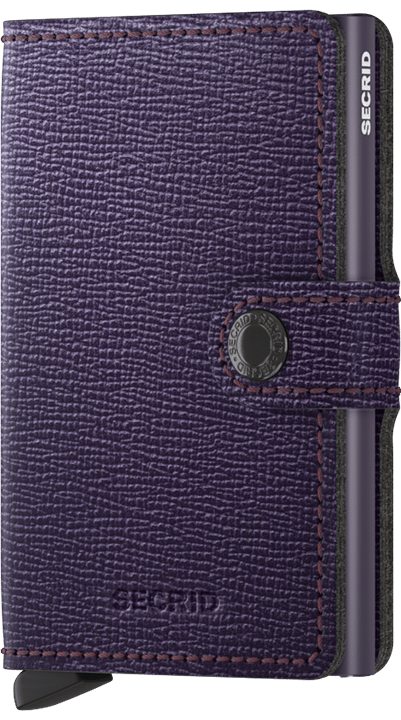 Miniwallet Crisple-0 Damen Violett ONE SIZE von Secrid