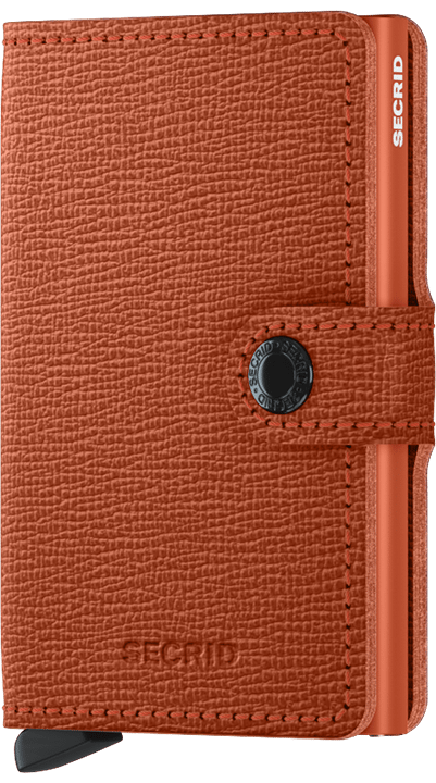 Miniwallet Crisple Leather-0 Damen Paprika ONE SIZE von Secrid