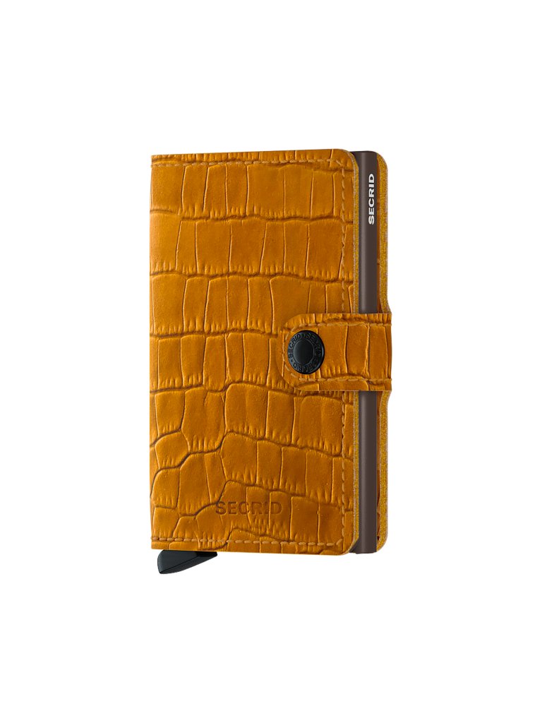 SECRID Geldbörse - Miniwallet Cleo Mini Ochre Brown senf von Secrid