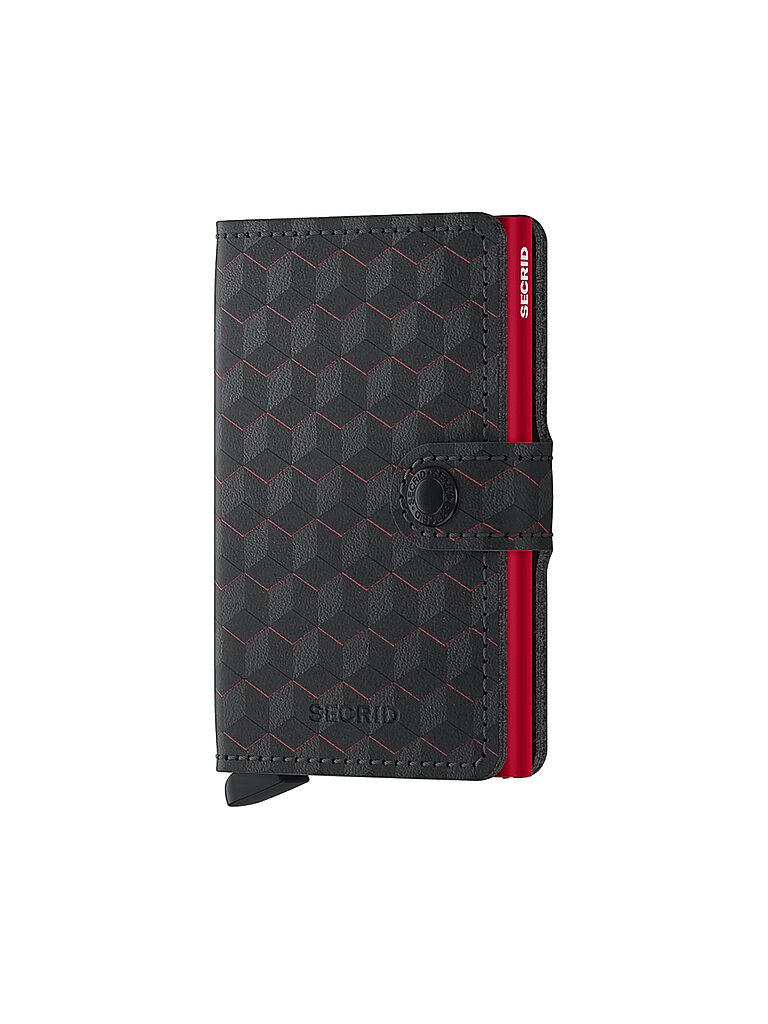 SECRID Geldbörse - Miniwallet Optical Mini Black Red schwarz von Secrid