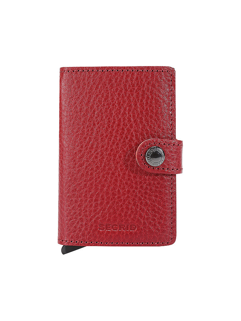 SECRID Geldbörse - Miniwallet Vegetable Tanned Rosso/Bordeaux rot von Secrid