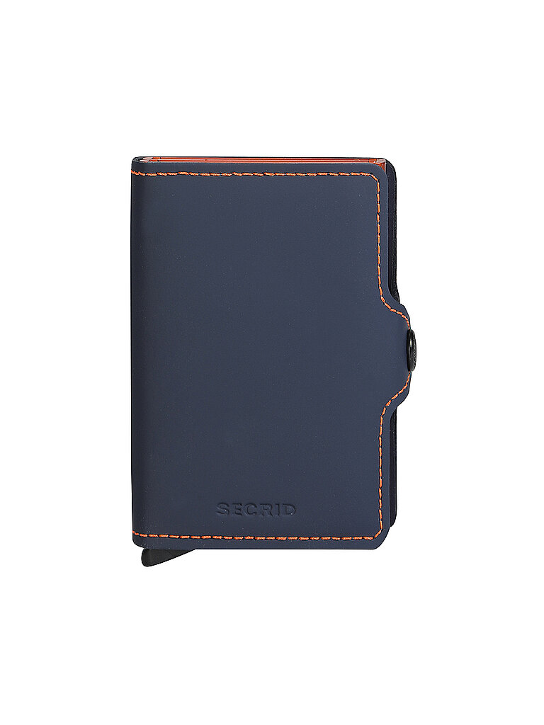 SECRID Twinwallet MATTE night blue-orange blau von Secrid