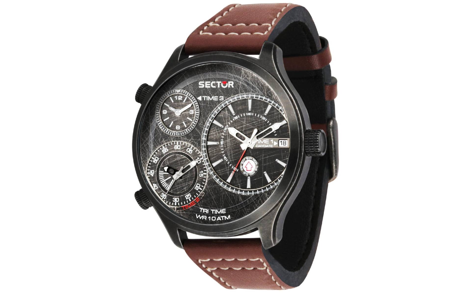 Sector Multifunktionsuhr »Traveller Trialtime R3251504003« von Sector