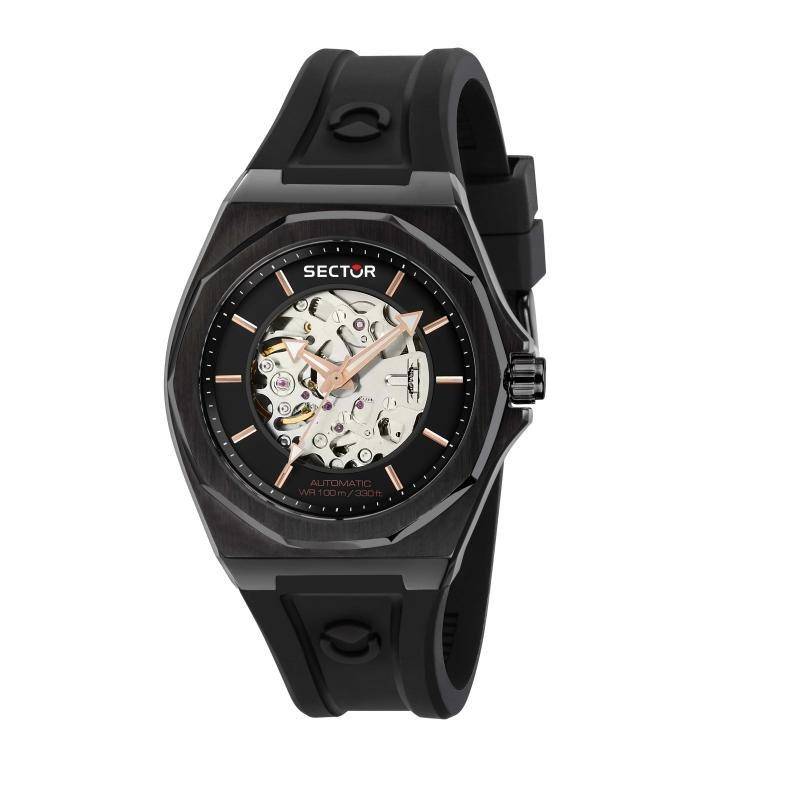 Automatik Herren Schwarz 43mm von Sector