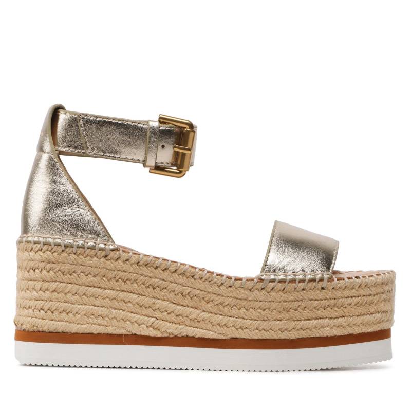 Espadrilles See By Chloé SB32201A Goldfarben von See By Chloé