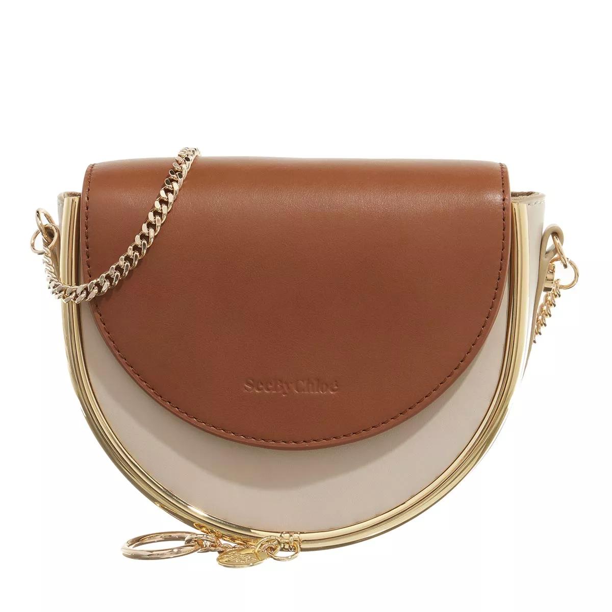 See By Chloé Schultertasche - Crossbody Bag Vitello - Gr. unisize - in Beige - für Damen von See By Chloé