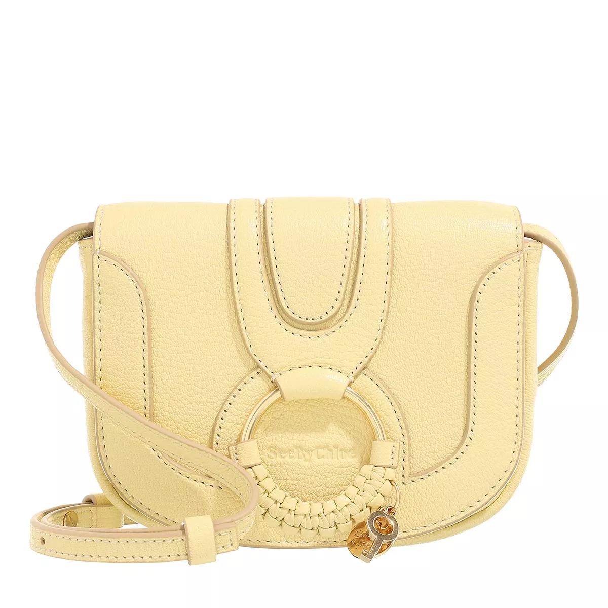 See By Chloé Schultertasche - Hana Mini Crossbody Bag Smooth - Gr. unisize - in Gelb - für Damen von See By Chloé