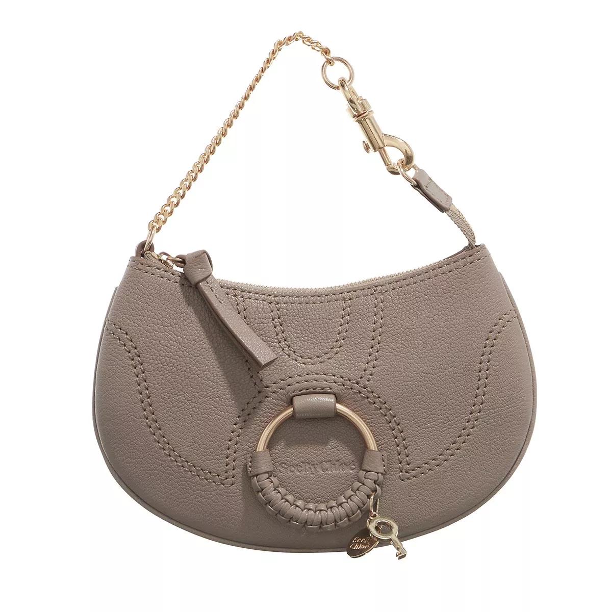 See By Chloé Umhängetasche - Hana Leather Shoulder Bag - Gr. unisize - in Taupe - für Damen von See By Chloé