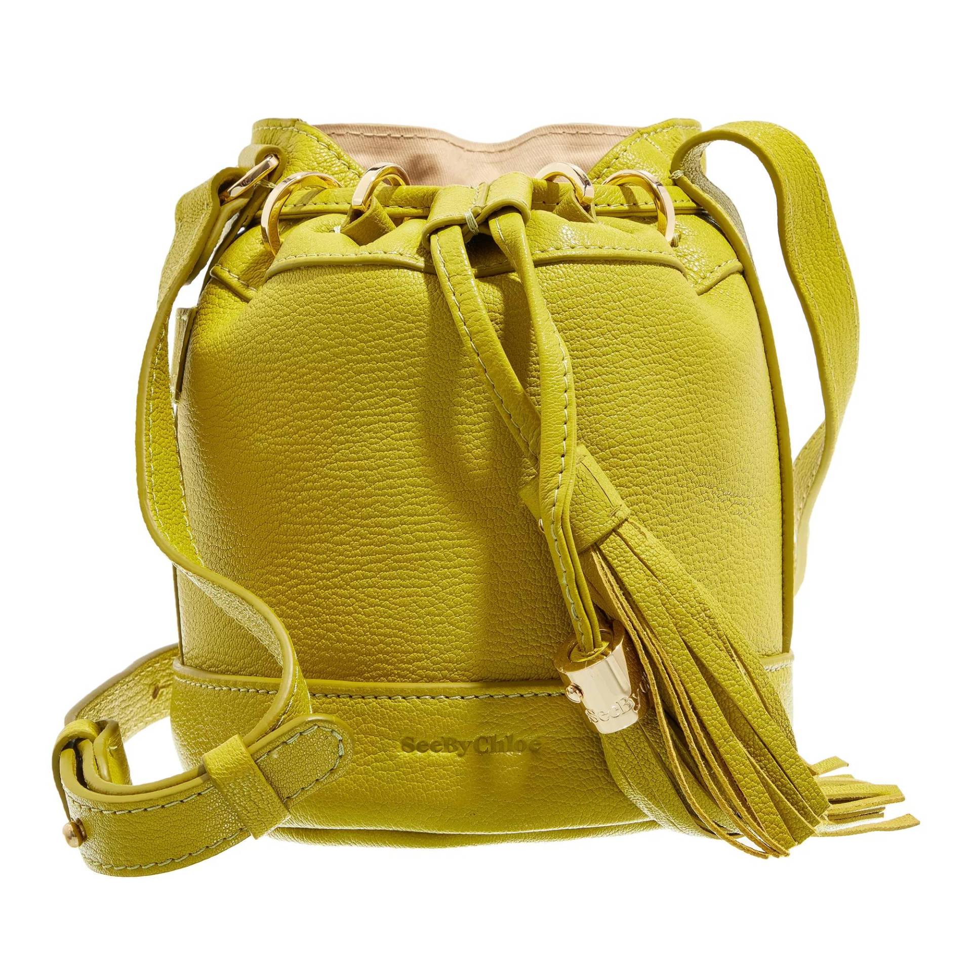 See By Chloé Schultertasche - Small Vicki Bucket Bag - Gr. unisize - in Grün - für Damen von See By Chloé