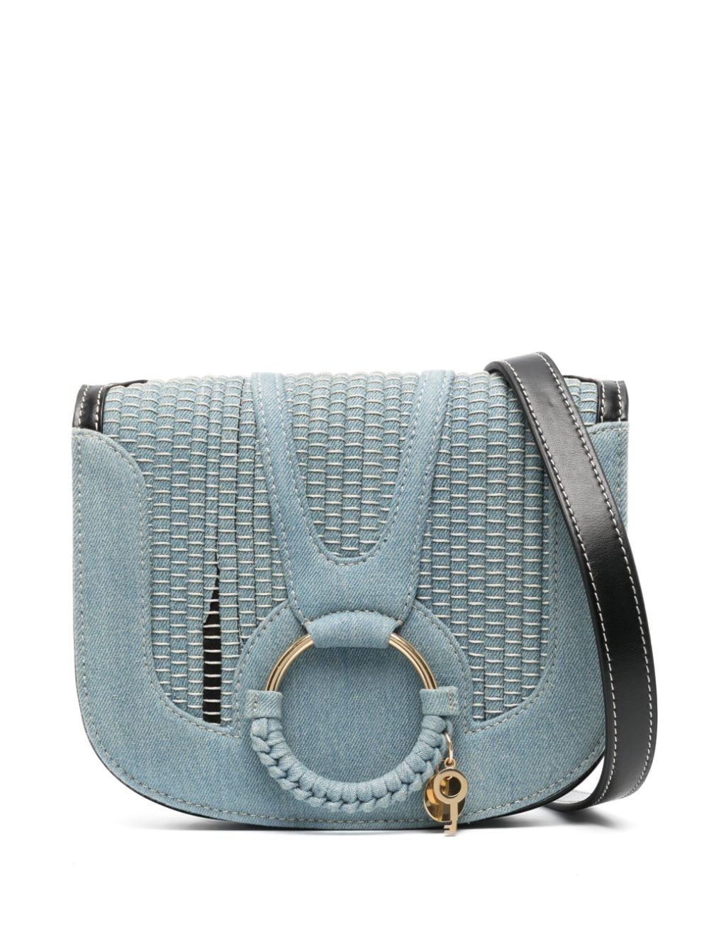 See by Chloé Hana denim crossbody bag - Blue von See by Chloé