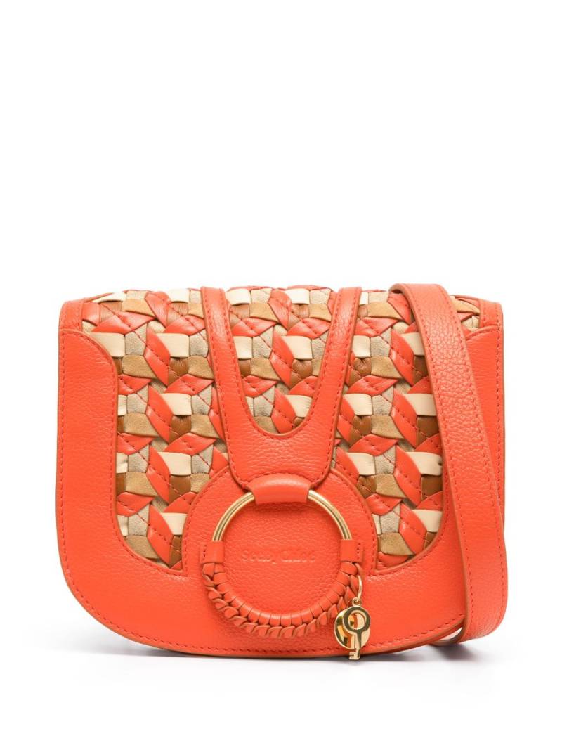 See by Chloé Hana leather crossbody bag - Orange von See by Chloé