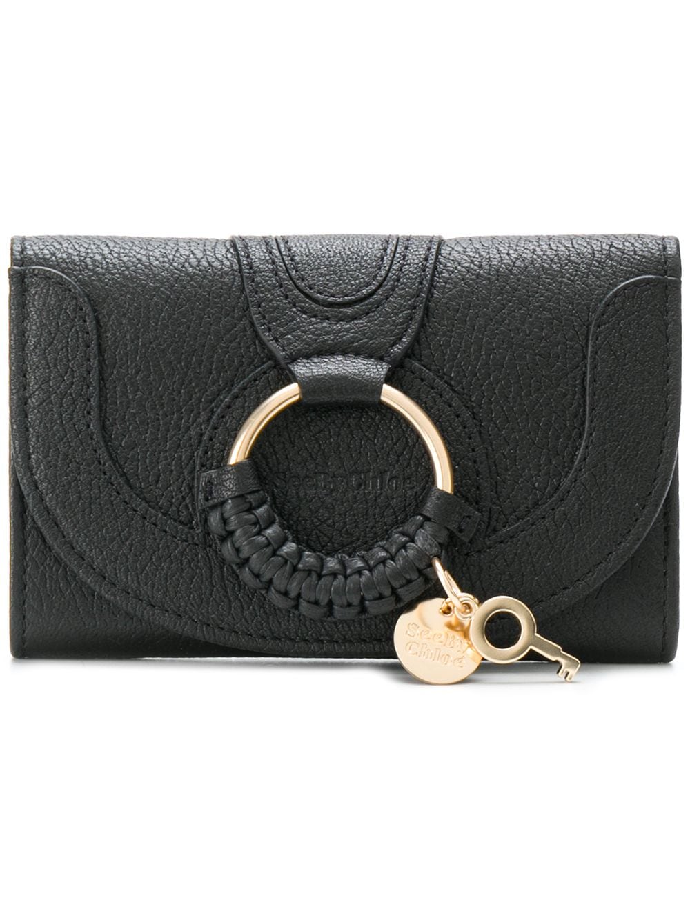 See by Chloé Hana leather wallet - Black von See by Chloé