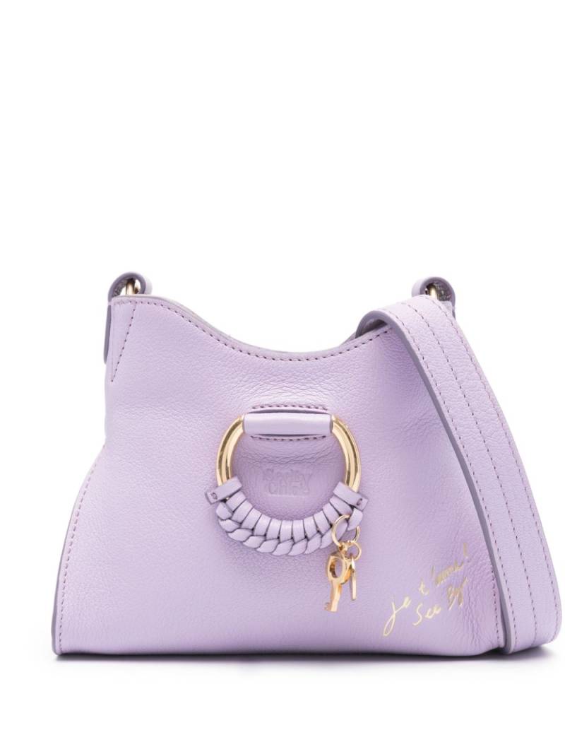 See by Chloé Mara leather mini bag - Purple von See by Chloé