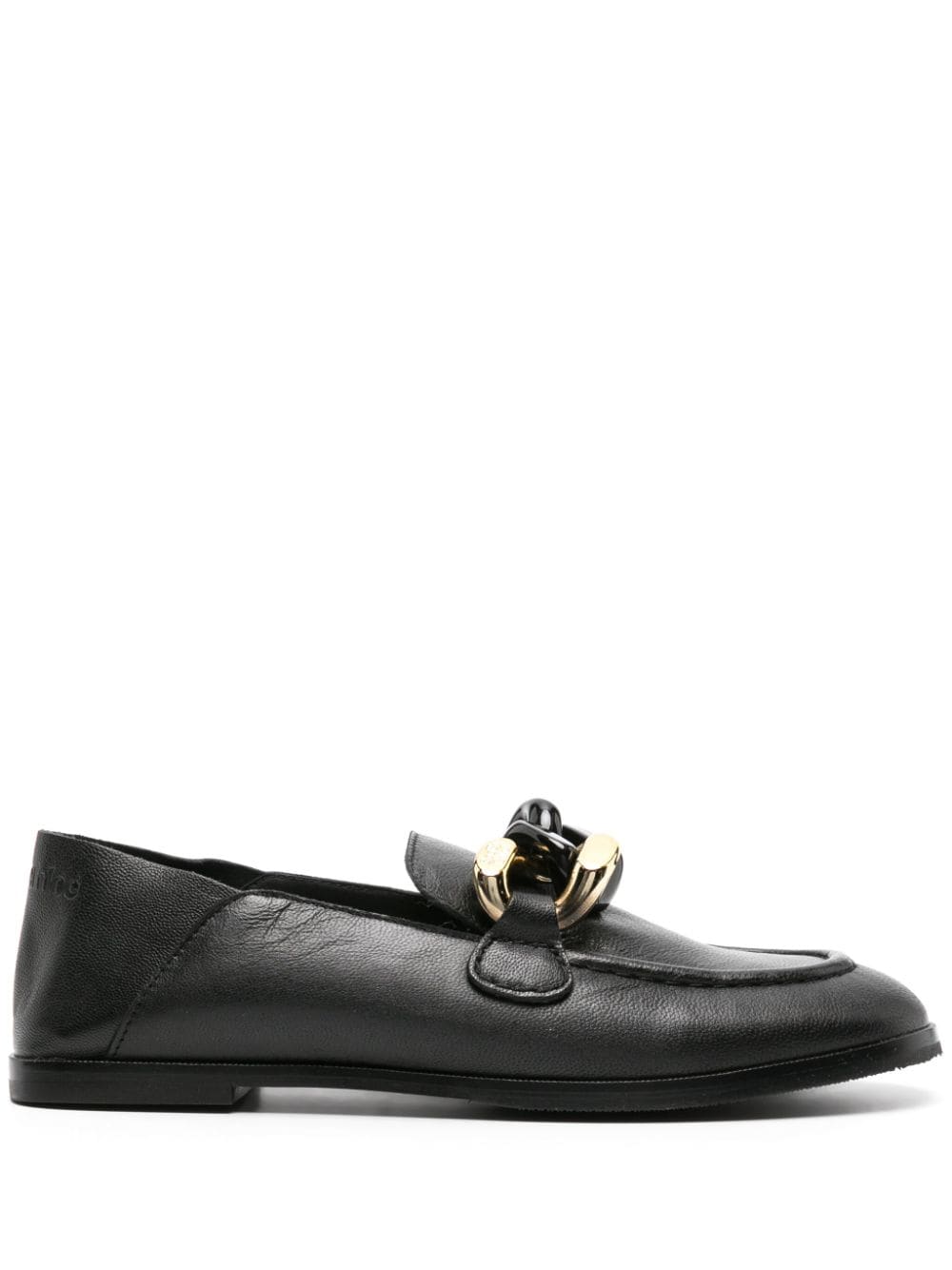 See by Chloé Monyca leather loafers - Black von See by Chloé