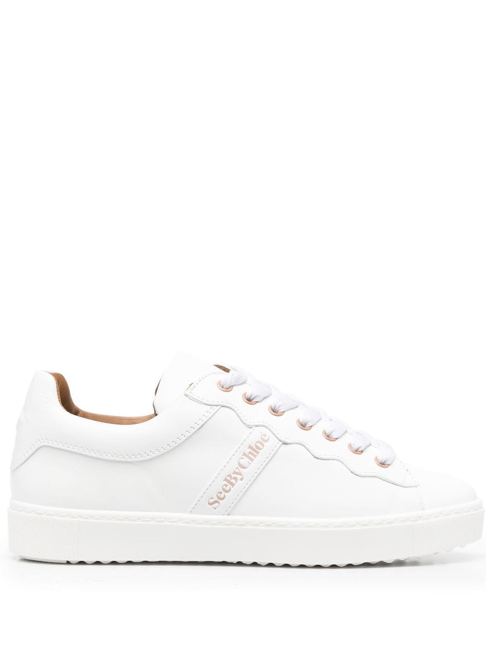 See by Chloé logo low-top sneakers - White von See by Chloé