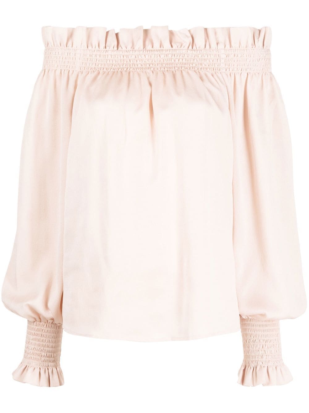 See by Chloé off-shoulder long-sleeve blouse - Neutrals von See by Chloé