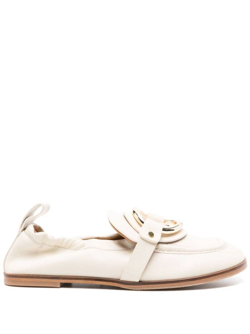 See by Chloé ring-embellished loafers - White von See by Chloé