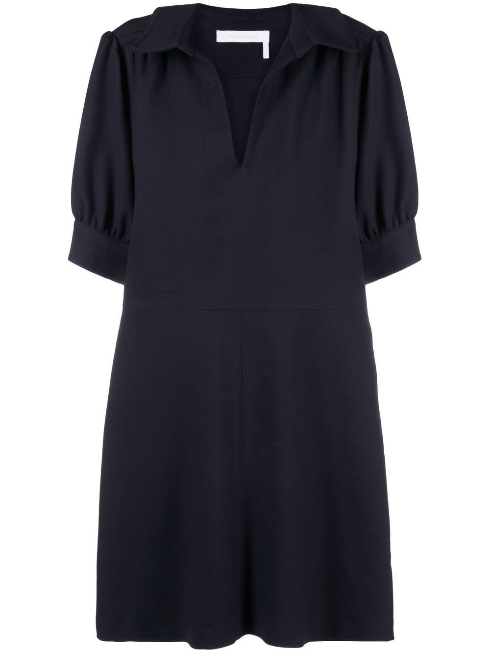 See by Chloé short-sleeve dress - Blue von See by Chloé