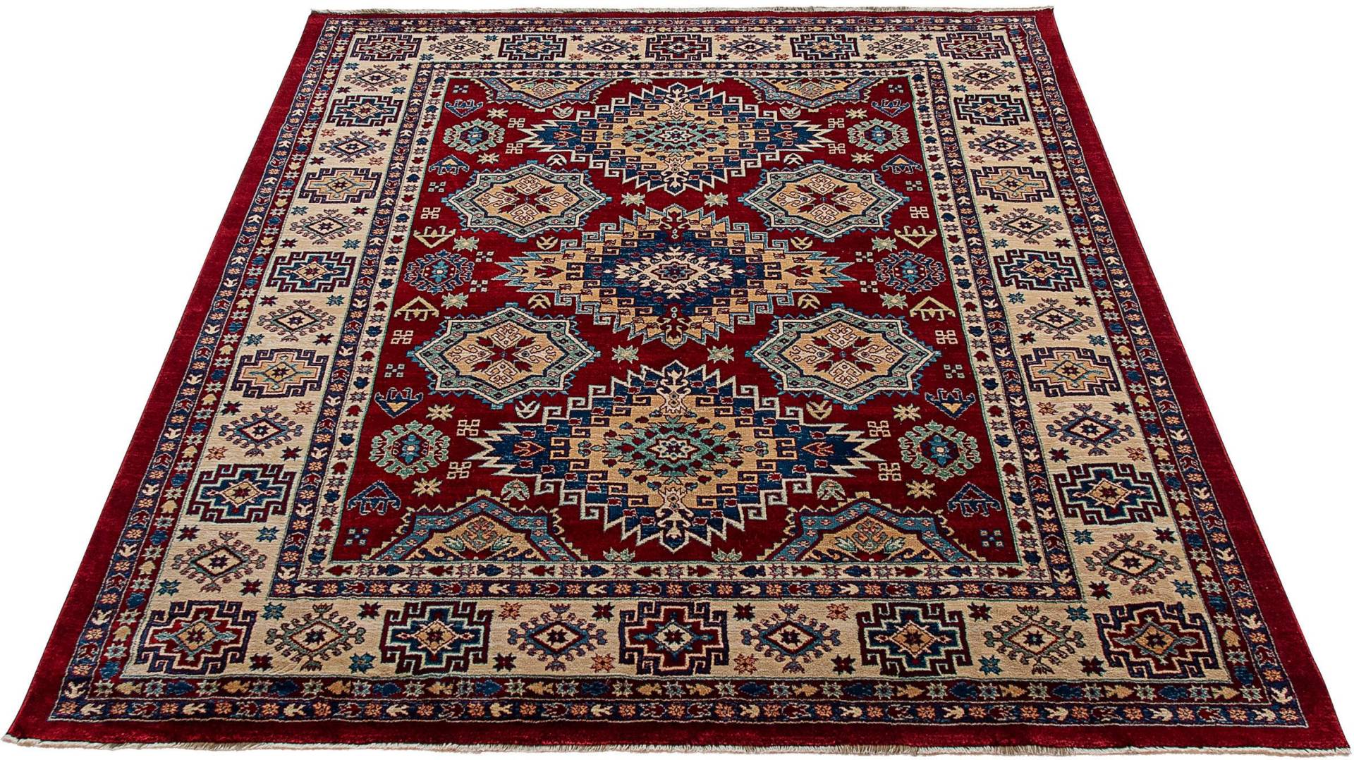 Sehrazat Teppich »Ornament 1354«, rechteckig, 10 mm Höhe, Kurzflor, Orient-Optik, mit Fransen, Wohnzimmer Sehrazat Teppich »Ornament 1354«, rechteckig, 10 mm Höhe, Kurzflor, Orient-Optik, mit Fransen, Wohnzimmer von Sehrazat