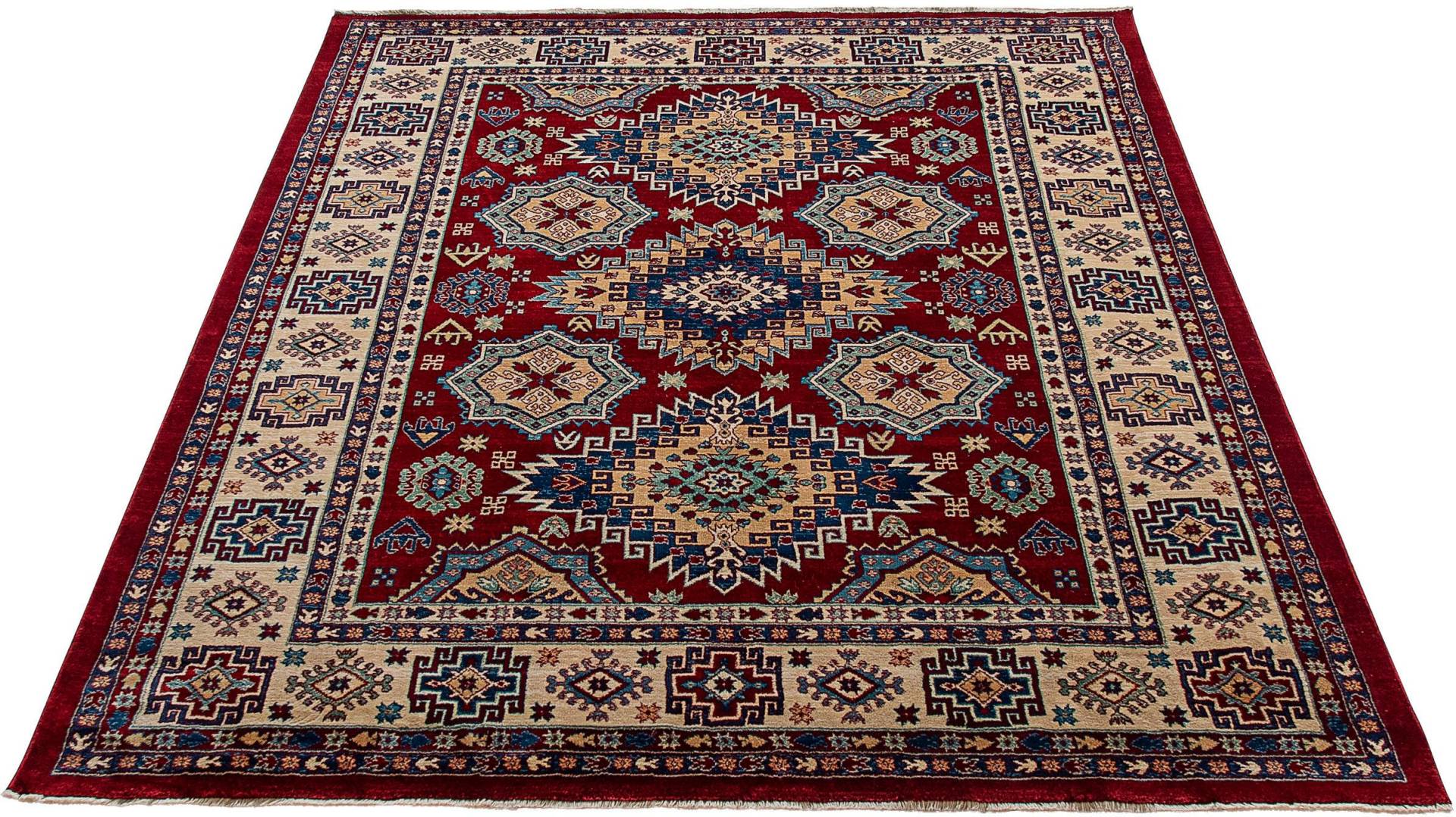 Sehrazat Teppich »Ornament 1354«, rechteckig, Kurzflor, Orient-Optik, mit Fransen, Wohnzimmer von Sehrazat