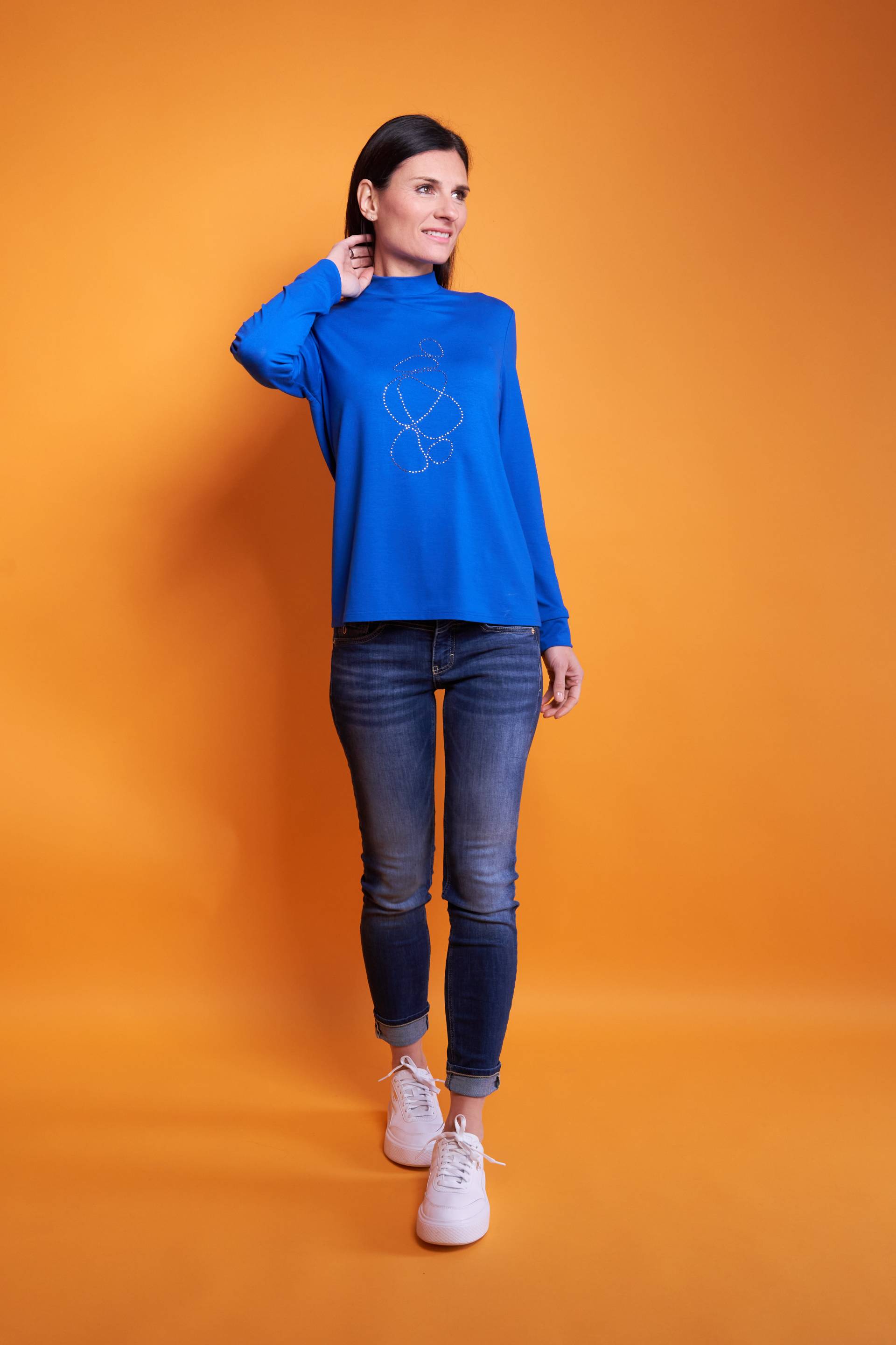 Seidel Moden Langarmshirt, mit Glitzersteinen, MADE IN GERMANY Seidel Moden Langarmshirt, mit Glitzersteinen, MADE IN GERMANY von Seidel Moden