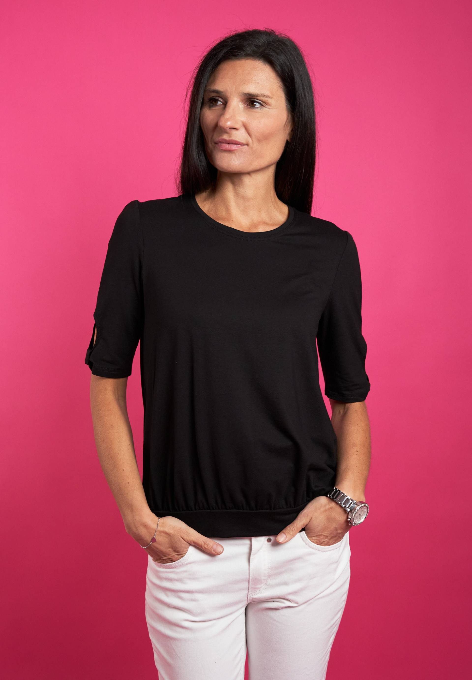 Seidel Moden Rundhalsshirt, mit Cut-Out Details, MADE IN GERMANY Seidel Moden Rundhalsshirt, mit Cut-Out Details, MADE IN GERMANY von Seidel Moden