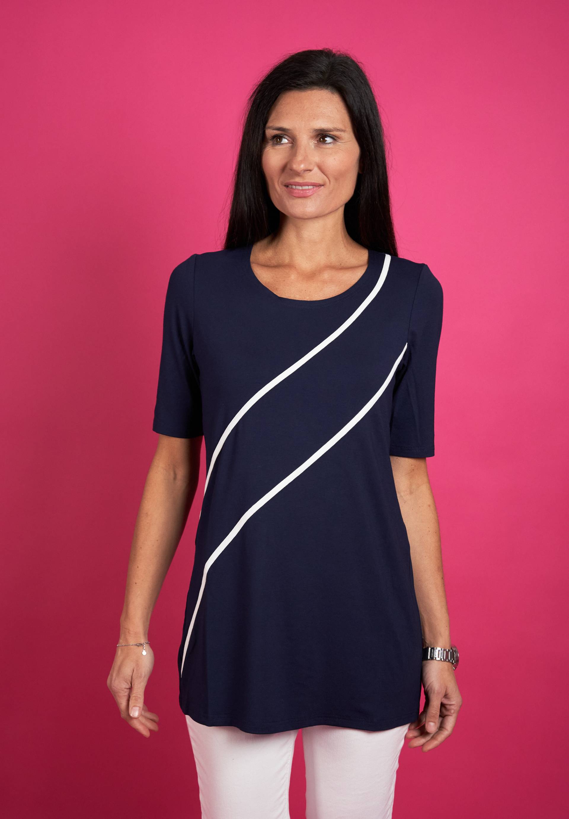 Seidel Moden T-Shirt, mit Streifen, MADE IN GERMANY Seidel Moden T-Shirt, mit Streifen, MADE IN GERMANY von Seidel Moden