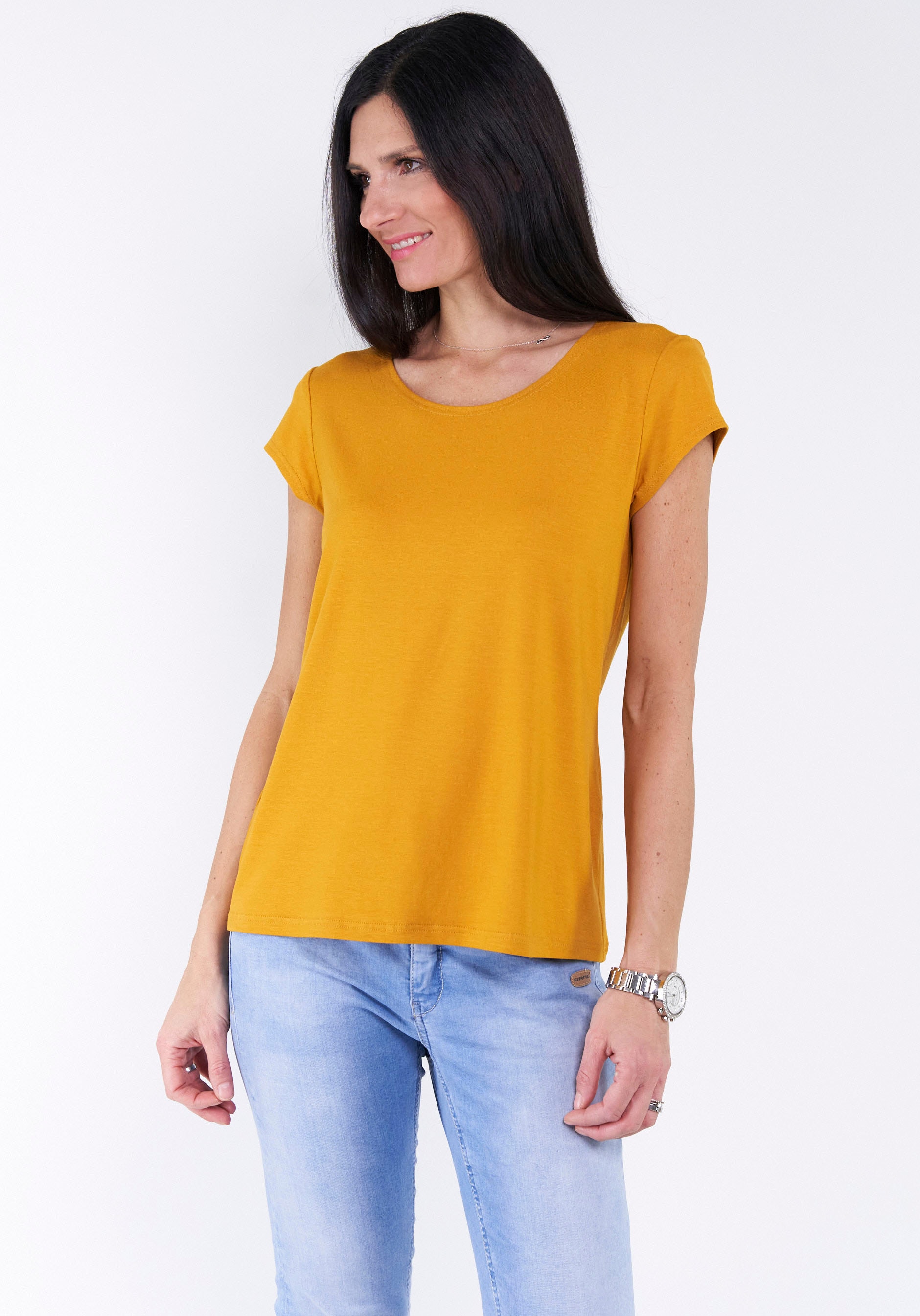 Seidel Moden T-Shirt, mit Kappenärmel, MADE IN GERMANY Seidel Moden T-Shirt, mit Kappenärmel, MADE IN GERMANY von Seidel Moden