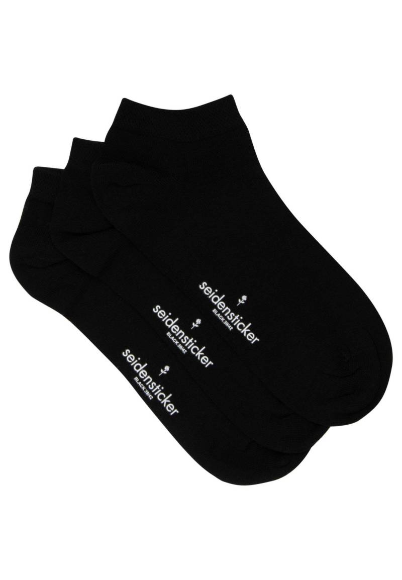 Socken Fit Uni Herren Schwarz 39-42 von Seidensticker