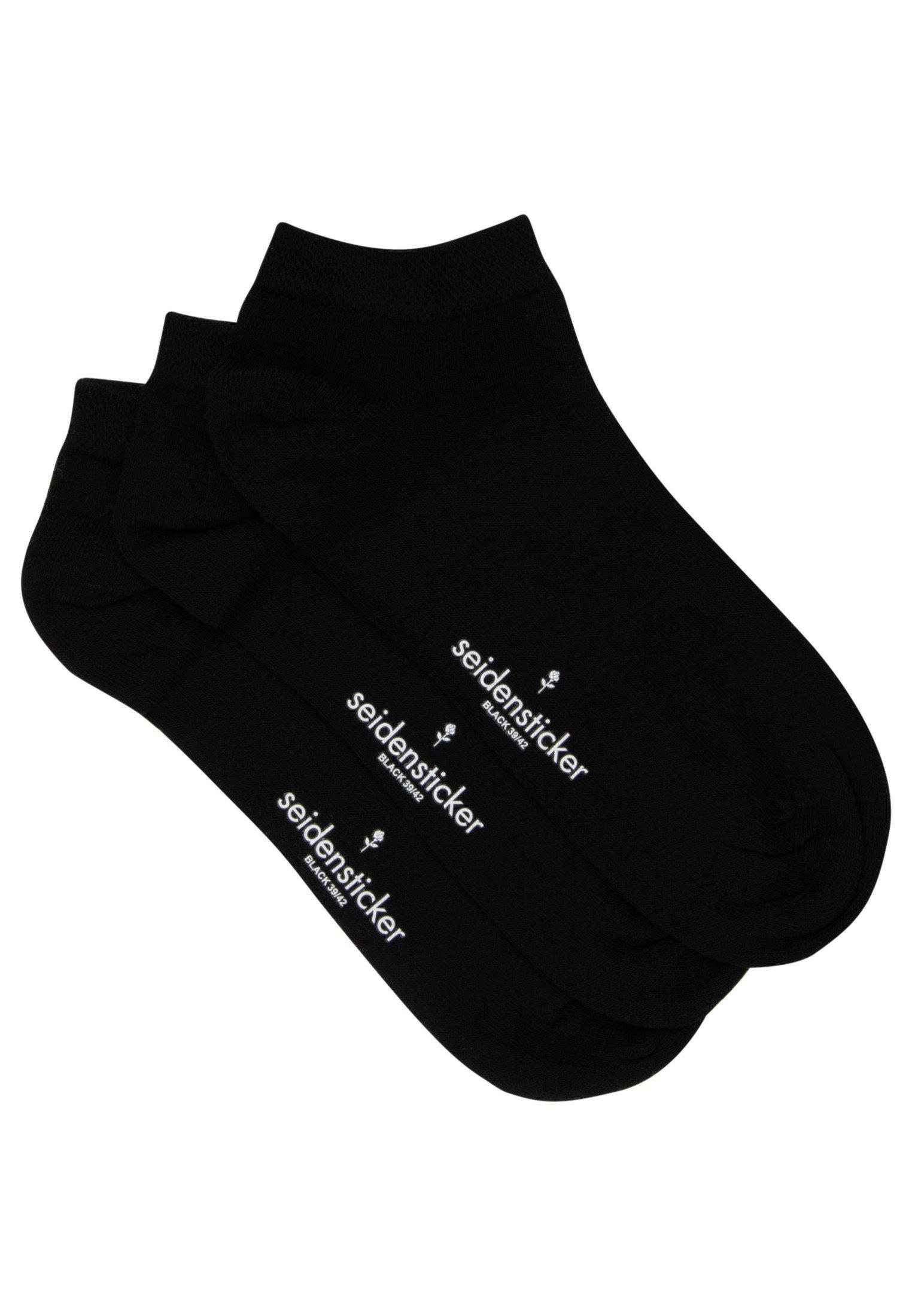 Socken Fit Uni Herren Schwarz 43-46 von Seidensticker