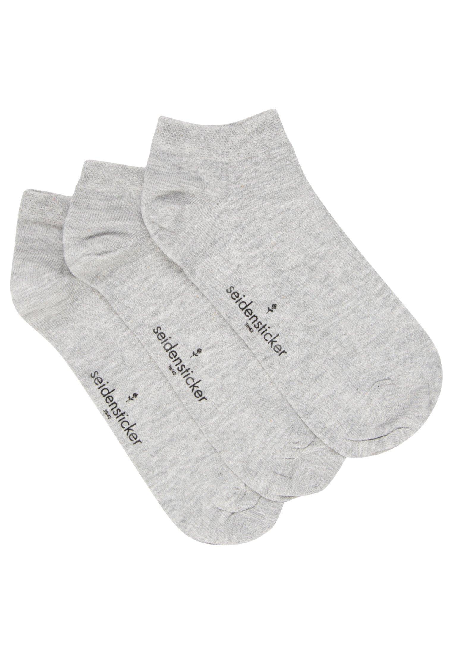 Socken Fit Uni Herren Taubengrau 39-42 von Seidensticker