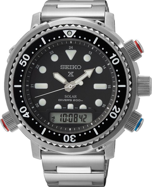 Seiko SNJ033P1 Prospex Solar Analog-Digital Chronograph Diver‘s von Seiko