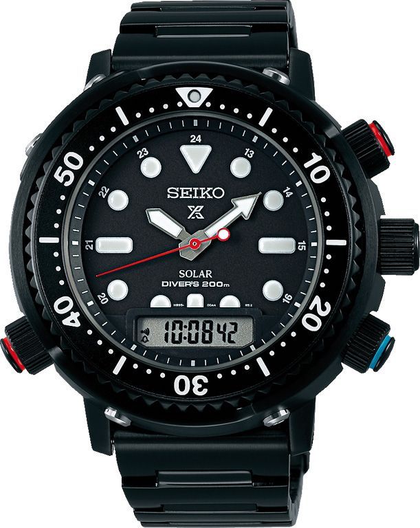 Seiko SNJ037P1 Prospex Solar Analog-Digital Chronograph Diver‘s 40th Anniversary of Hybrid Diver‘s Limited Edition von Seiko