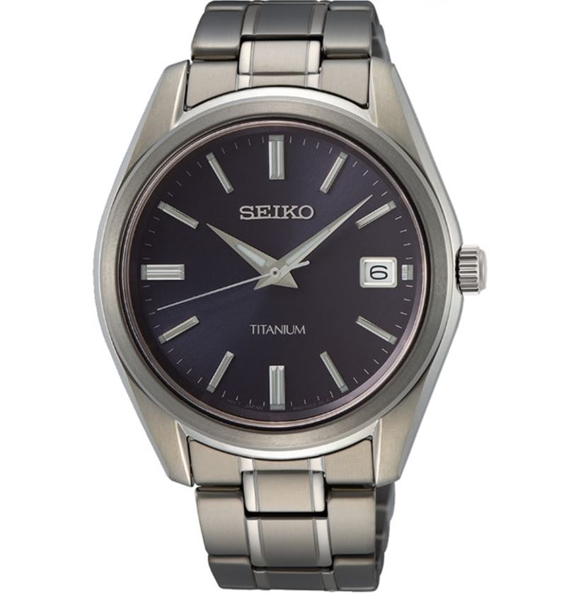 Seiko SUR373P1 Titanium Klassik Herrenuhr