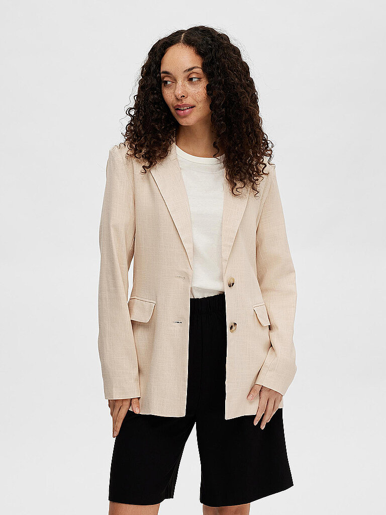 SELECTED FEMME Blazer SLFVIVA beige | 42 SELECTED FEMME Blazer SLFVIVA beige | 42 von Selected Femme