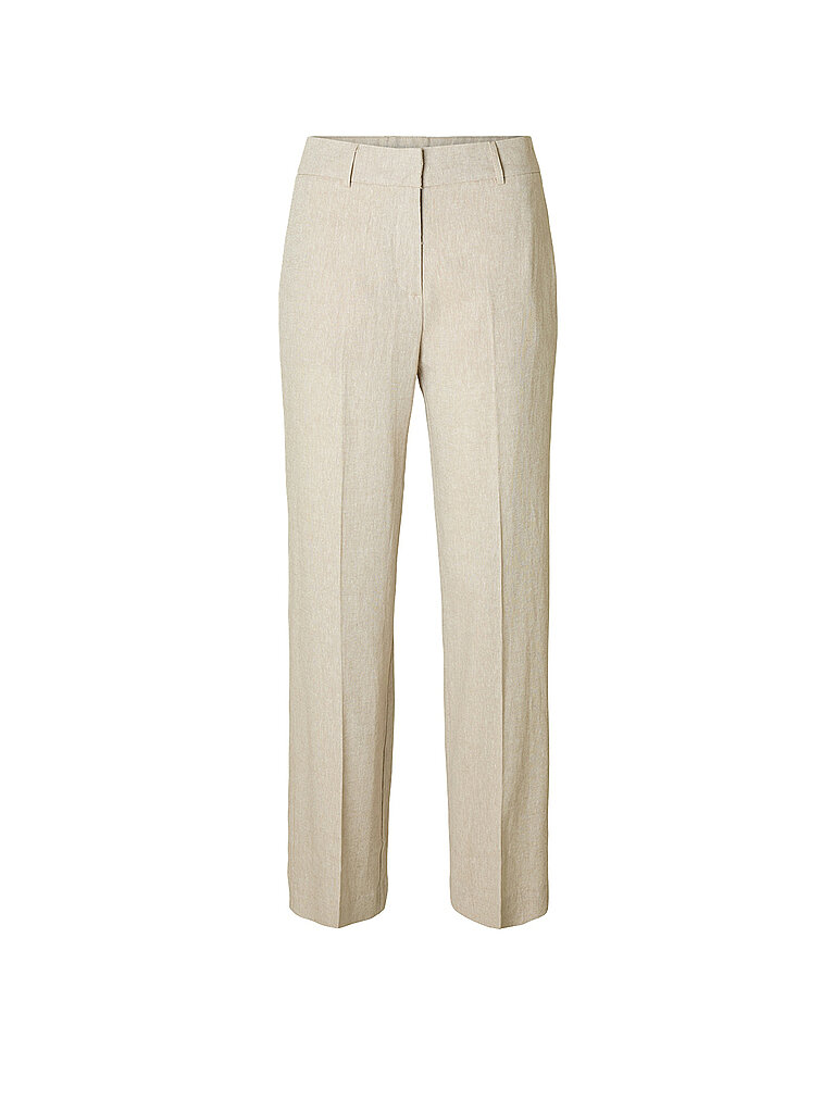 SELECTED FEMME Leinenhose SLFTANIA-RITA beige | 34 von Selected Femme