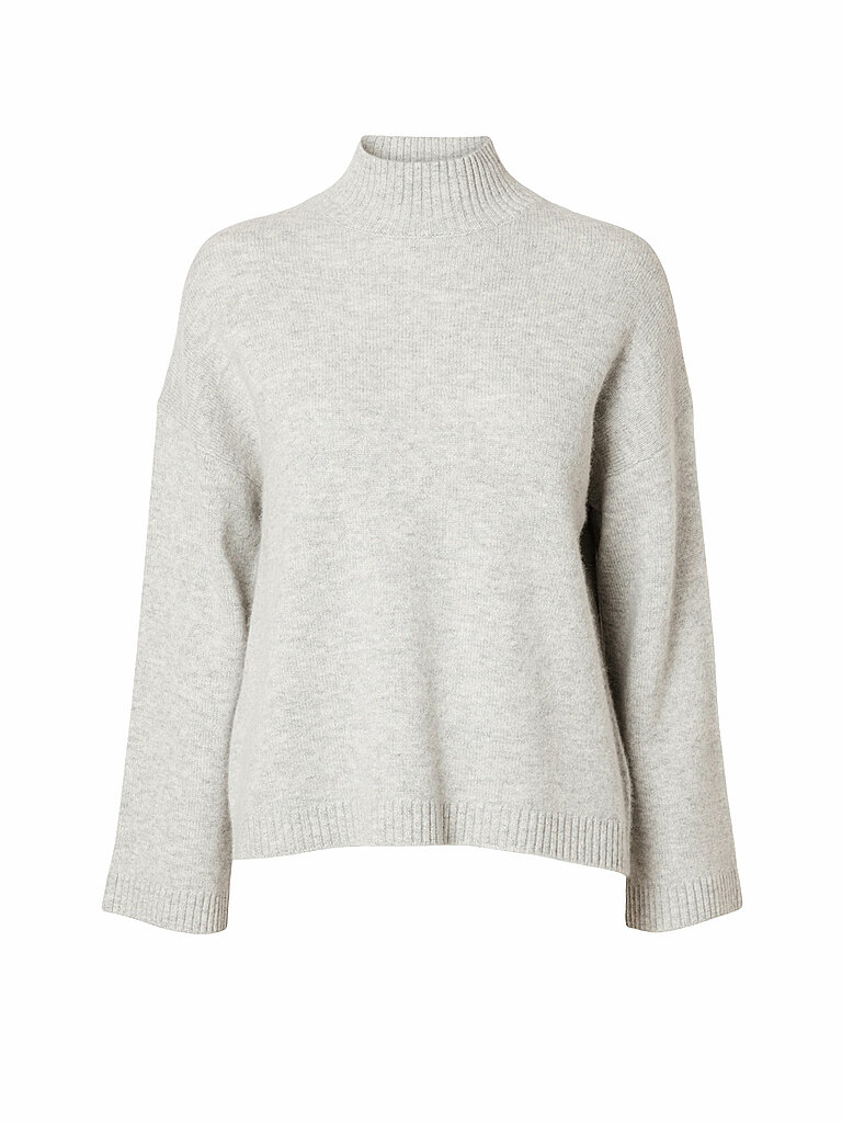 SELECTED FEMME Pullover SLFCILLE hellgrau | L von Selected Femme