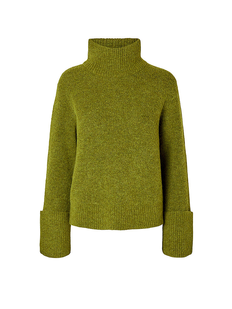 SELECTED FEMME Rollkragenpullover SLFSIA olive | L von Selected Femme